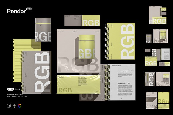 Brand Identity Mockup Set appearance background branding business card clean company company profile corporate display effect effects envelope good looking graphic design letterhead logo mock up mockup photo realistic