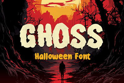 Ghoss - Halloween Font typographic