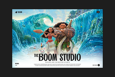 Studio - Style Test animation branding design disney inspiration landing page movie studio ui ux website