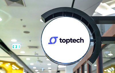 Brand Identity Design for Toptech branding graphic design logo