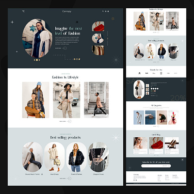 Fashion ecommerce website clothes ecommerce fashion shopifystore webdesign websitedesign wordpresswebsite