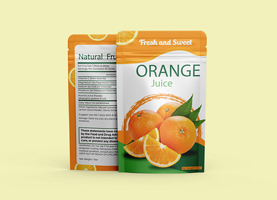 Juice Pouch Packaging Design. branding design flyer graphic design illustration logo motion graphics packaging packagingdesign ui vector