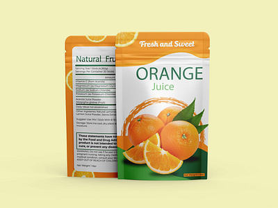 Juice Pouch Packaging Design. branding design flyer graphic design illustration logo motion graphics packaging packagingdesign ui vector