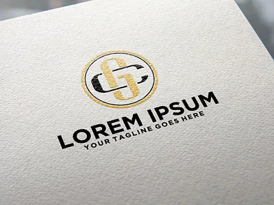 Luxury GC letter logo idea branding design icon letter gc logo luxury sign symbol
