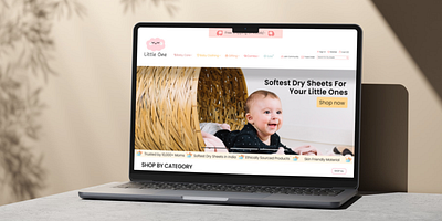 Babycare Brand -LandingPage babycare uiux uiuxdesign visual design web landing page