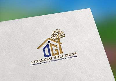 FINANCIAL SOLUTIONS LOGO DESIGN architecture logo branding businesslogo constructing creativelogo design dg letter logo financial logo financial solutions home home loan illustration logo logodesign modern personal insurance logo realestate logo retirement planning