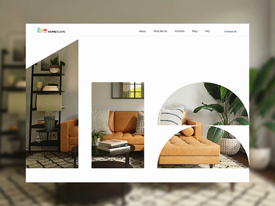 Homescape design escape home house interior design renovation ui ux web website