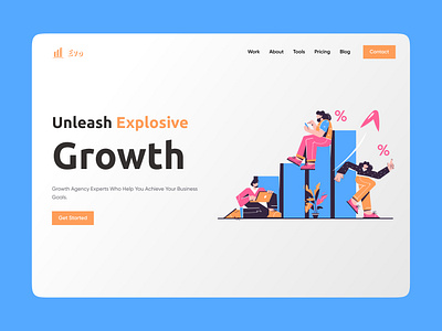 Growth Agency Design Concept app branding ui ux