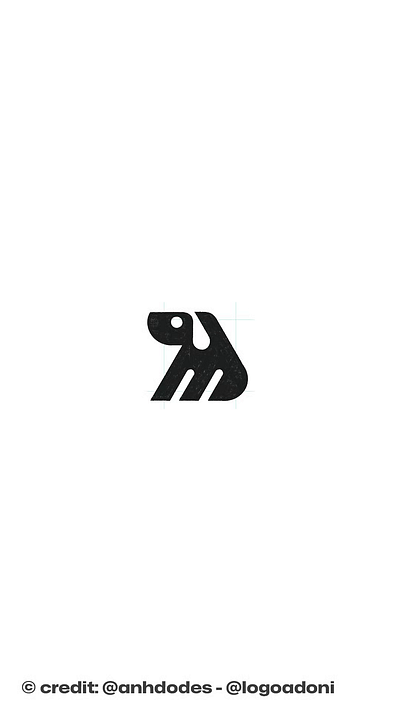 Little cute minimal puppy pet logo for sale 3d anhdodes animation branding design dog logo graphic design illustration logo logo design logo designer logodesign minimalist logo minimalist logo design motion graphics ui