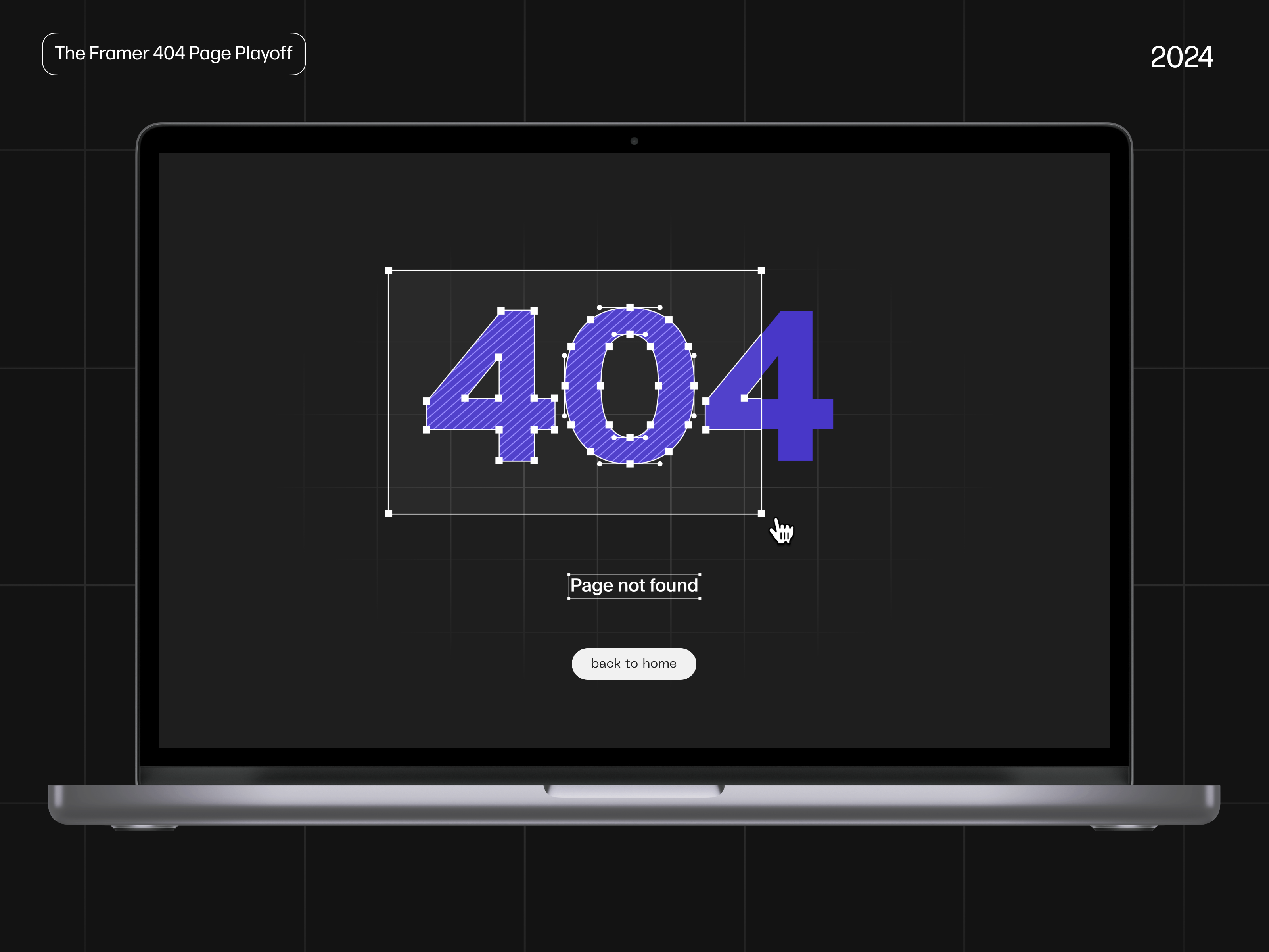 The Framer 404 Page Playoff 404 404 page design framer illustration ui ux vector web web design