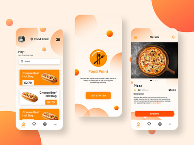 Restaurant App Design adobe xd app design figma ui ui design ux