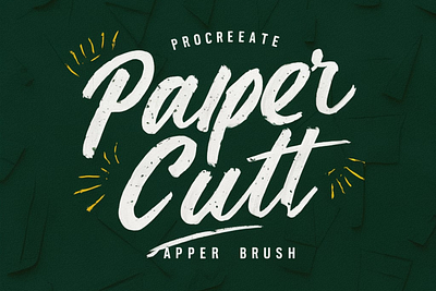 Procreate Paper Cut Brush Set design graphic design illustration vector