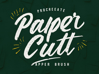 Procreate Paper Cut Brush Set design graphic design illustration vector