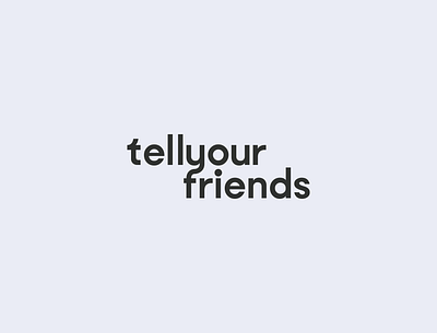 Logo design for Studio tellyourfriends.io amsterdam branding design graphic design illustration logo logo design studio