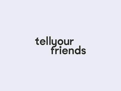 Logo design for Studio tellyourfriends.io amsterdam branding design graphic design illustration logo logo design studio