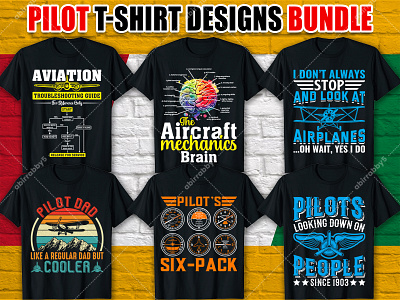 Pilot T-shirt Designs Bundle aircraft airplane apparel aviation bulk custom custom t shirt pilot plane print print design shirt shirt design t shirt t shirt bundle t shirt design tee tee shirt typography typography shirt