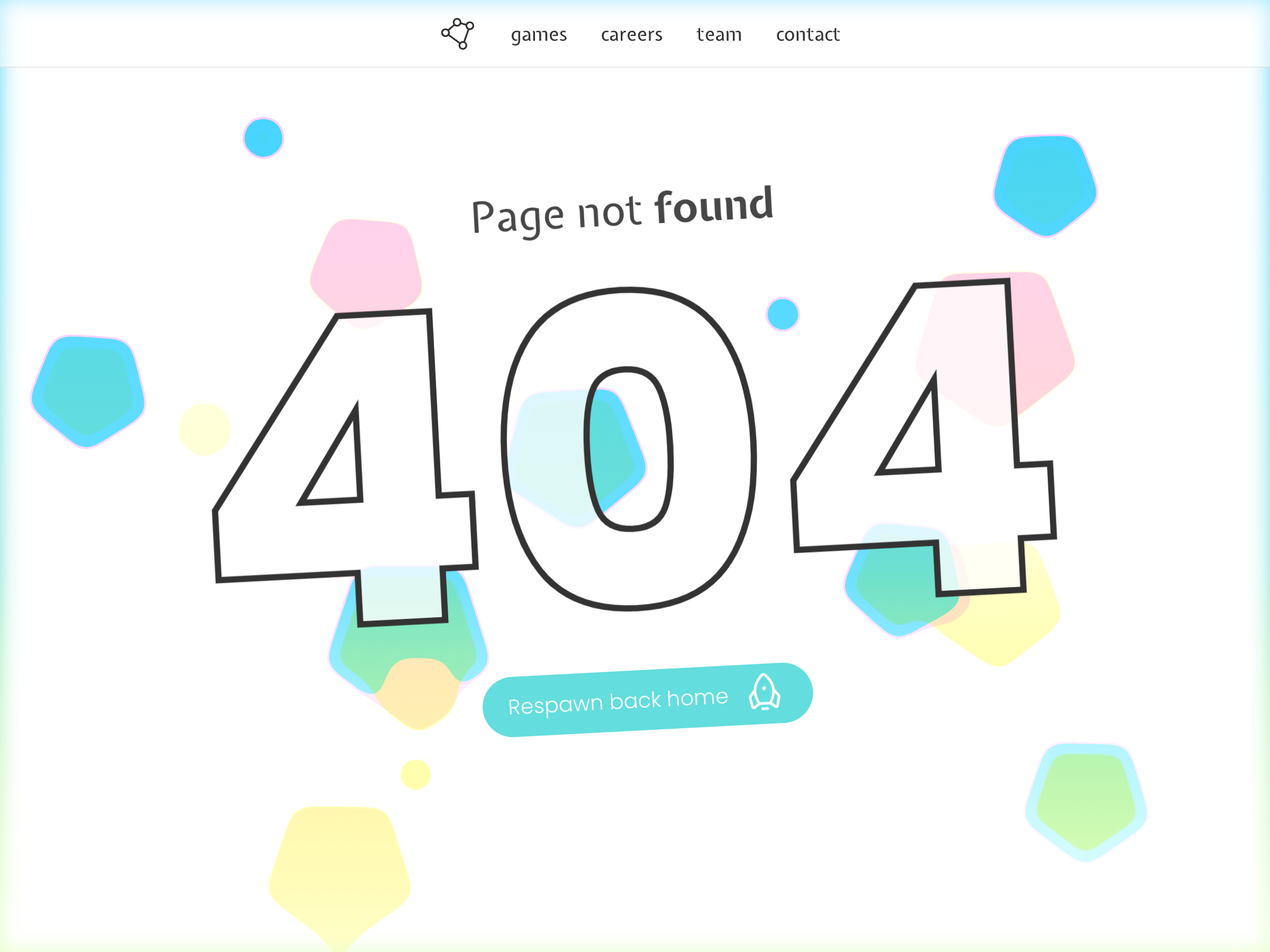 Polygon 404 - Framer x Dribbble Playoff 404 404 page bouncy dribbble error framer gaming interactive shapes no code nocode playful playfulness playoff