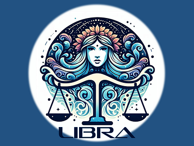 Libra-Zodiac-Sign-1600 app branding design graphic design illustration logo logos typography ui vector