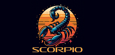 Scorpio-Zodiac-Sign-1600 app branding design graphic design illustration logo logos typography ui vector