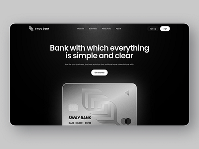 UI Design Concepts for Fintech Landing Page banking black blockchain crypto crypto design cryptocurrency design fintech gold interface landing landingpage logo sleek ui