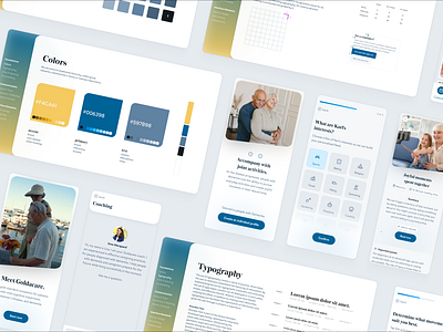 Dementia App app dementia design design system deutsch elderly enterprise design german ui ui design uiux user experience user interface ux ux design