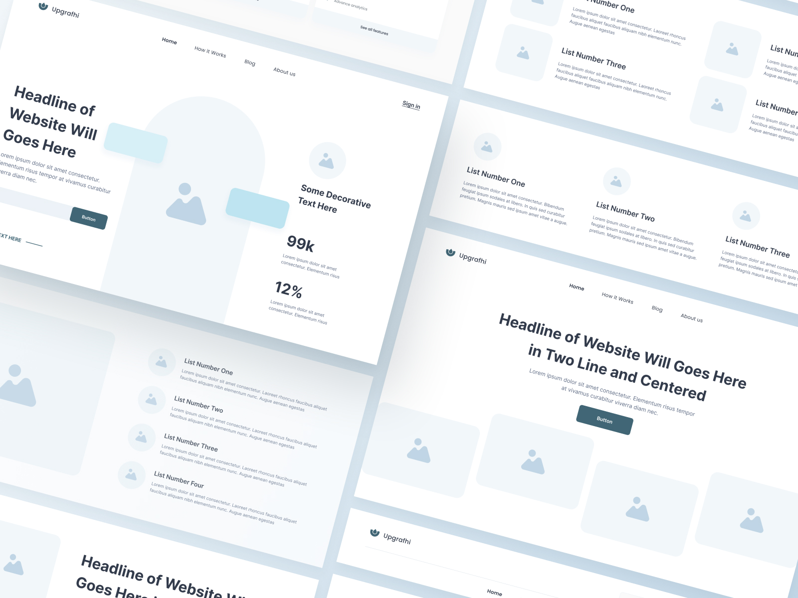 Website Wireframe Kit By Bagas Mochammad Rhafi On Dribbble