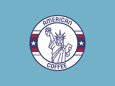 American coffee logo ai branding cofee coffee graphic design logo ny