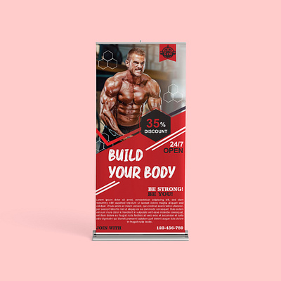 #GYM STANDY DESIGN branding design graphic design gym gym standy illustration logo photoshop post standy standy design