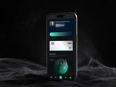 FundFlow app branding color design illustration iphone logo page ui web