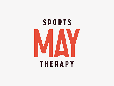 May Sports Therapy • Logo Concept arc arch branding concept design fitness graphic design help holistic logo modern physical sport sports therapy therpist vector