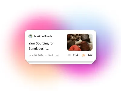 News & Blog Card for Mobile Apps android blog blog card blogs figma ios minimal minimal design minimalist mobile app modern design nasimul huda nasimul noyon ontor news news card ui ui design ux ux design