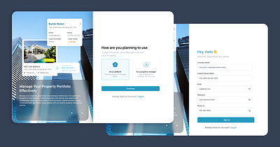 Auth page for a real estate web app auth real estate sign in sign up ui uidesign uiuxdesign