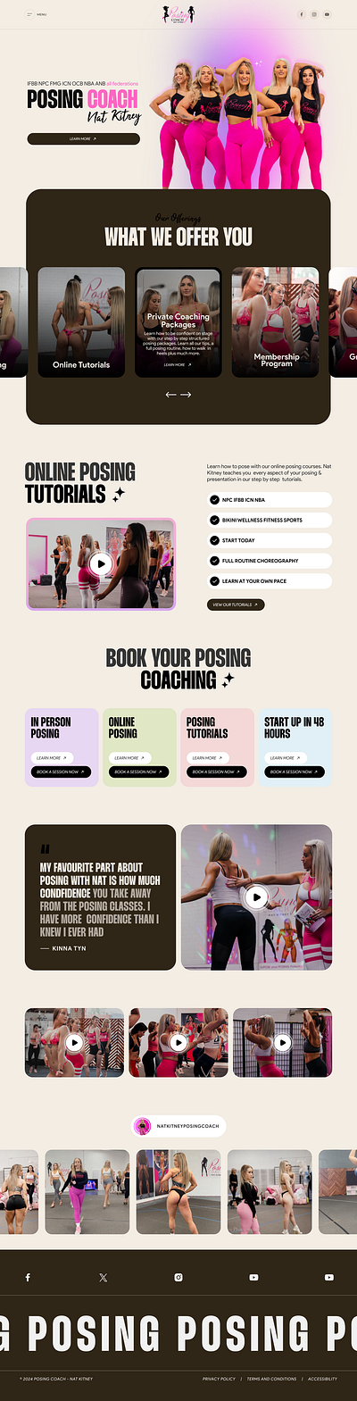 Posing website design inspiration 3d design inspiration fitness fitness banner fitness banner design fitness creative agency fitness website design gohighlevel expert gohighlevel website designer graphic design landing page design inspiration posing website design trending design uiux