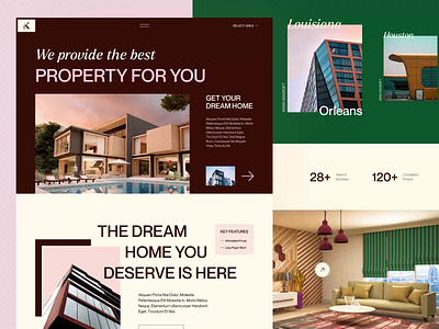 Real Estate Website UI/UX Design design figma graphic design illustration ui ux website