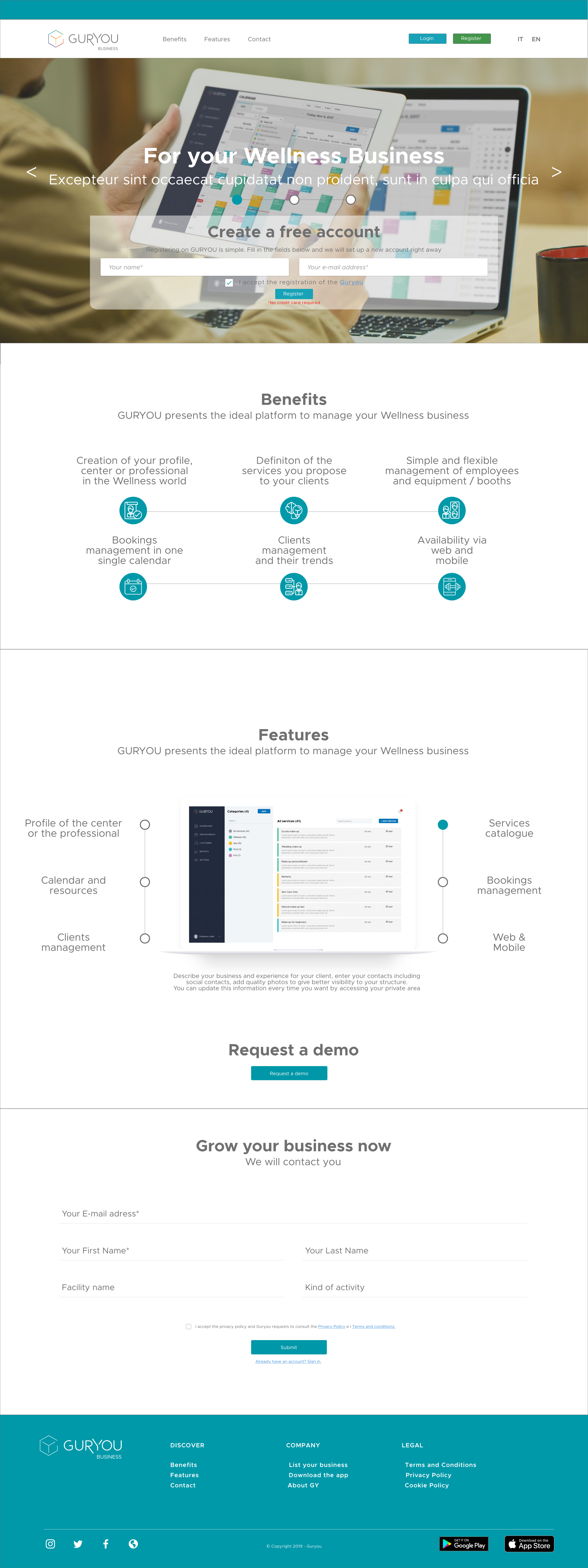 GurYou.biz - Website and Application brand design development web design website