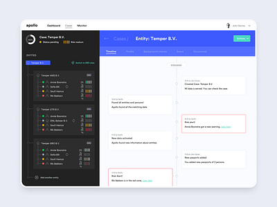 SaaS KYC UI design amsterdam app banks branding design finance kyc london new york platform saas software ui ux