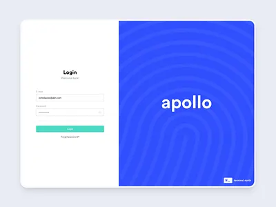 UI login design amsterdam app apple branding design graphic design logo saas software ui ux
