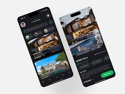 Real Estate App app design figma housing mobile mobile app product design real esate app real estate ui uiux