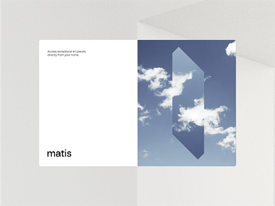 Matis — Brand identity art direction brand design branding composition contemporary art design geometric minimal minimal design ui design