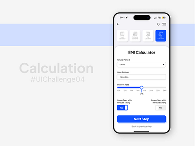 Calculator (Design UI 4) daily ui design graphic design ui ux