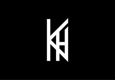 LOGO DESIGN 3d animation app branding design graphic design h logo illustration k logo kh logo logo logo design motion graphics typography ui ux vector