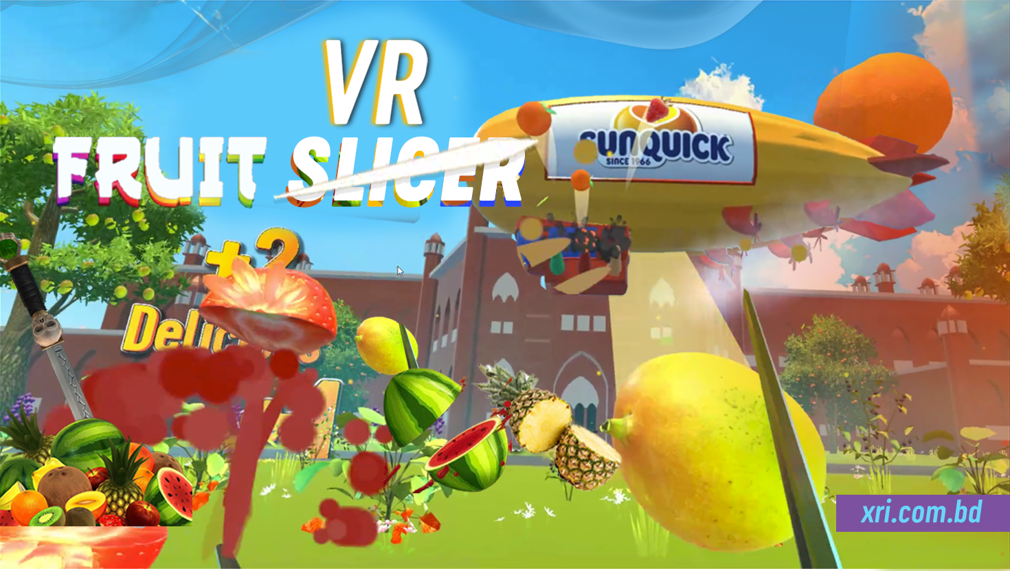 VR FRUIT SLICER GAME 3d 3d game animation blender branding fruit ninja fruit ninja 3d fruit ninja game fruit ninja vr fruit slicer game game design game development games unity unity game unreal engine virtual reality vr fruit slicer vr game