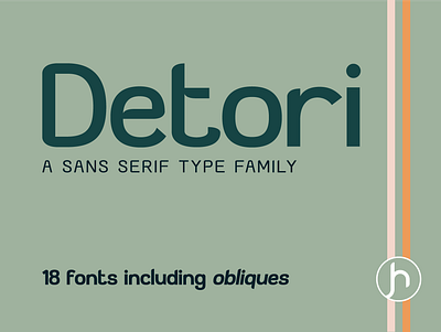 Detori font modern