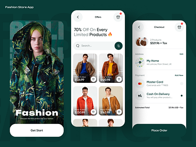 Ecommerce Store App app app design design ecommerce ecommerce app fashion fashion app mobile app store uiux