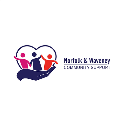 Norfolk & Waveney Community Support animation charity charity logo community logo motion graphics support