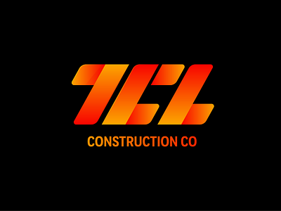 TCL Construction Co Logo Branding branding design graphic design illustration logo typography vector