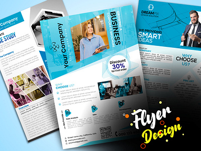 Corporate Flyer Design banner branding brochure company design flyer flyer design graphic design illustration logo mhshanto3311 photoshop school social media post vector