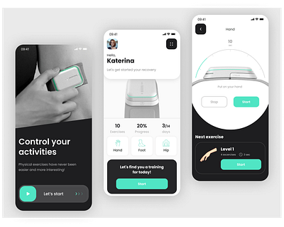 FIO Fun Physiotherapy App app appdesign design exerciseapp fitnessapp graphic design healthapp healthinnovation healthtech mobile mobileappdesign motivational physiotherapyapp sport ui uidesign userexperience userinterface uxdesign wellnessapp