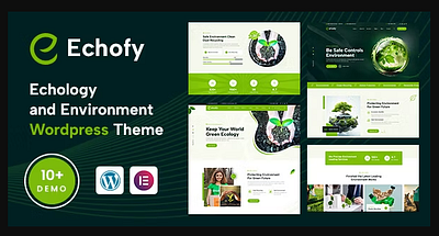 Echofy Wordpress theme #business theme 3d branding business echofy graphic design illustration logo ui vector