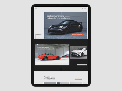 Stradale Classics Tablet View - Concept Website Design cars concept design desktop figma hero hero header hero section mobile project responsive tablet tablet mockup ui ui design ux ux design webdesign website website design